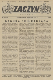 Zaczyn : tygodnik. R. 2, 1937, nr 20