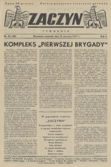 Zaczyn : tygodnik. R. 2, 1937, nr 23