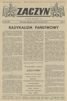 Zaczyn : tygodnik. R. 2, 1937, nr 24