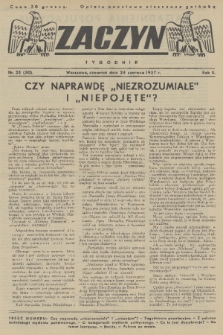 Zaczyn : tygodnik. R. 2, 1937, nr 25