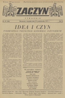 Zaczyn : tygodnik. R. 2, 1937, nr 41