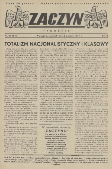 Zaczyn : tygodnik. R. 2, 1937, nr 48