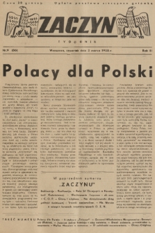 Zaczyn : tygodnik. R. 3, 1938, nr 9
