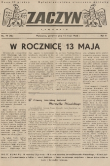 Zaczyn : tygodnik. R. 3, 1938, nr 19