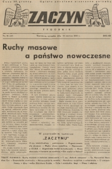Zaczyn : tygodnik. R. 3, 1938, nr 25