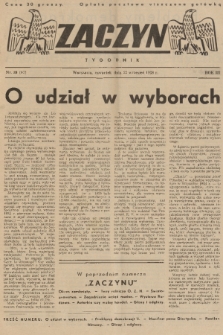 Zaczyn : tygodnik. R. 3, 1938, nr 30