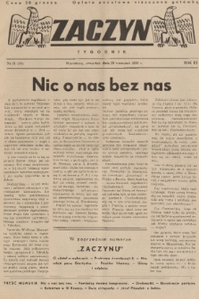 Zaczyn : tygodnik. R. 3, 1938, nr 31
