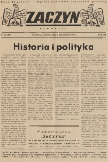 Zaczyn : tygodnik. R. 3, 1938, nr 32