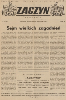 Zaczyn : tygodnik. R. 3, 1938, nr 33