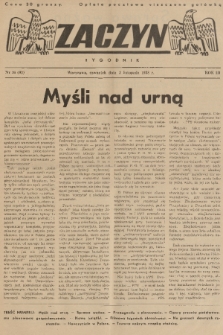 Zaczyn : tygodnik. R. 3, 1938, nr 36