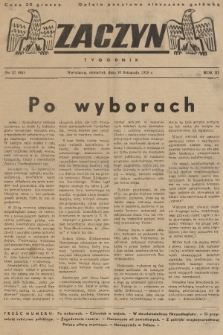 Zaczyn : tygodnik. R. 3, 1938, nr 37