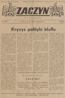 Zaczyn : tygodnik. R. 3, 1938, nr 38