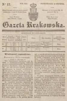 Gazeta Krakowska. 1839, nr 17