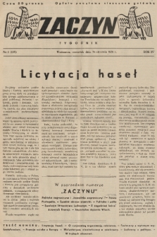 Zaczyn : tygodnik. R. 4, 1939, nr 4