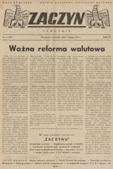 Zaczyn : tygodnik. R. 4, 1939, nr 6