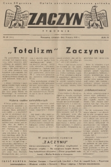 Zaczyn : tygodnik. R. 4, 1939, nr 10