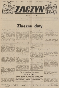 Zaczyn : tygodnik. R. 4, 1939, nr 11