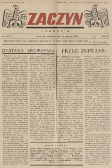 Zaczyn : tygodnik. R. 4, 1939, nr 26