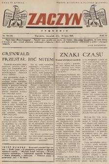 Zaczyn : tygodnik. R. 4, 1939, nr 29