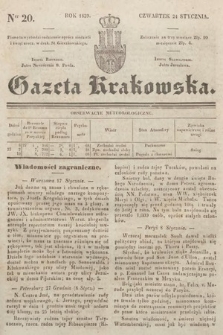 Gazeta Krakowska. 1839, nr 20