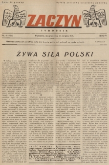 Zaczyn : tygodnik. R. 4, 1939, nr 33