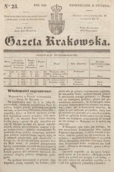 Gazeta Krakowska. 1839, nr 23