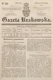 Gazeta Krakowska. 1839, nr 25