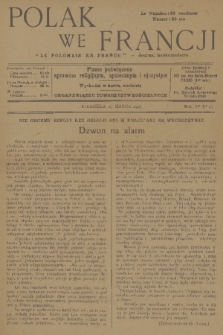 Polak we Francji : pismo poświęcone sprawom religijnym, społecznym i ojczystym : organ Związku Towarzystw Kościelnych=Le Polonais en France - journal hebdomadaire. R. 4, 1927, No. 13