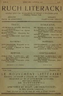 Ruch Literacki. R. 2, 1927, No. 9