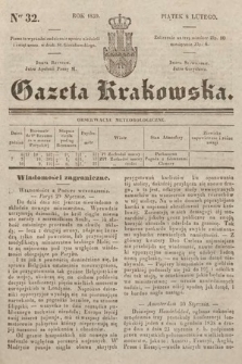 Gazeta Krakowska. 1839, nr 32