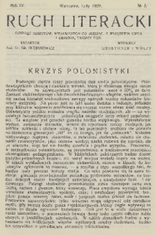 Ruch Literacki. R. 4, 1929, No. 2