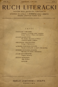 Ruch Literacki. R. 9, 1934, No. 2