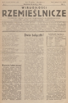 Wiadomości Rzemieślnicze : tygodniowy organ oficjalny Wojewódzkich Izb Rzemieślniczych: Kraków, Lwów, Stanisławów, Tarnopol. R. 1, 1927, nr 2