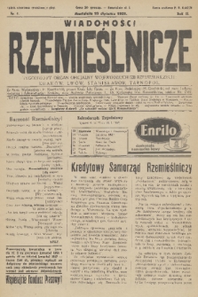 Wiadomości Rzemieślnicze : tygodniowy organ oficjalny Wojewódzkich Izb Rzemieślniczych: Kraków, Lwów, Stanisławów, Tarnopol. R. 2, 1928, nr 4