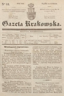 Gazeta Krakowska. 1839, nr 44