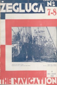 Żegluga : czasopismo dla handlu morskiego i żeglarstwa. R. 2, 1928, nr 7-8