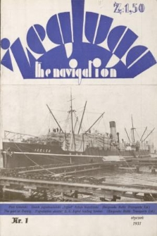 Żegluga : czasopismo morskie i gospodarcze. R. 5, 1931, nr 1