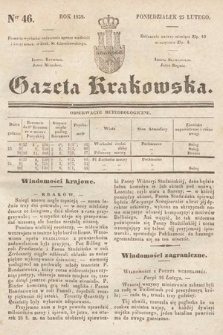 Gazeta Krakowska. 1839, nr 46