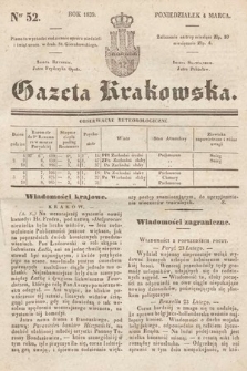 Gazeta Krakowska. 1839, nr 52