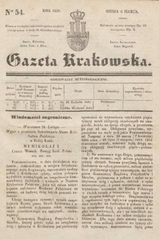 Gazeta Krakowska. 1839, nr 54