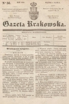 Gazeta Krakowska. 1839, nr 56
