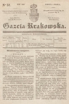 Gazeta Krakowska. 1839, nr 57