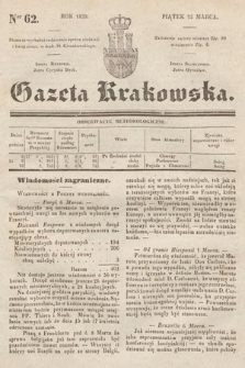 Gazeta Krakowska. 1839, nr 62