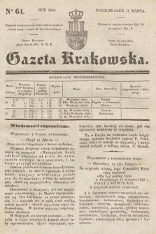 Gazeta Krakowska. 1839, nr 64
