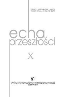 Echa Przeszlości. T. X