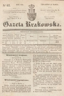 Gazeta Krakowska. 1839, nr 67