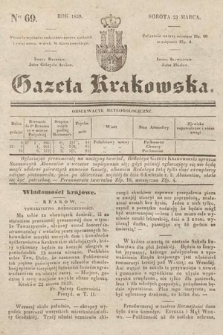 Gazeta Krakowska. 1839, nr 69