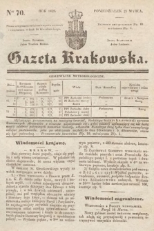 Gazeta Krakowska. 1839, nr 70