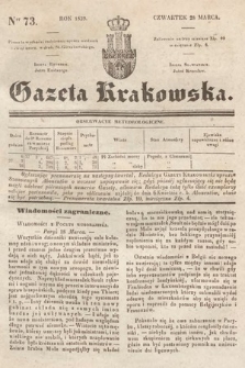 Gazeta Krakowska. 1839, nr 73