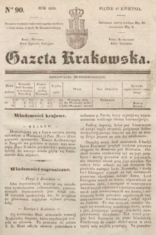 Gazeta Krakowska. 1839, nr 90